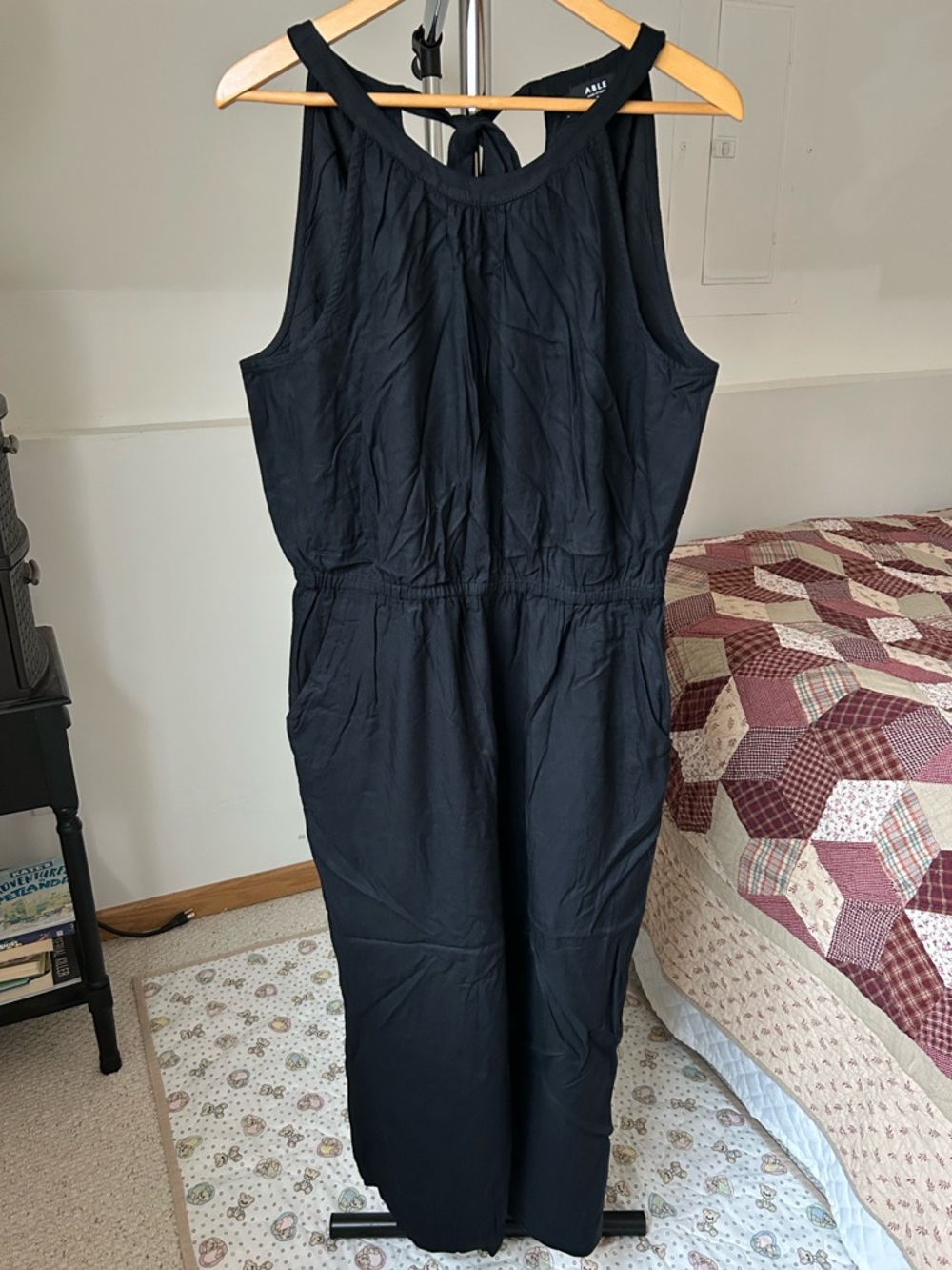 Able Black Halter Jumpsuit XL